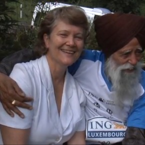 101-year-old Fauja Singh finishes London Marathon