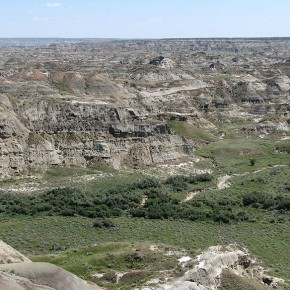 Badlands glamping in Canada