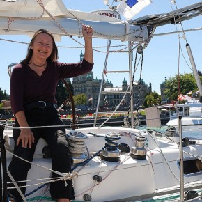 Record-breaking round-the-world voyage for 70-year-old